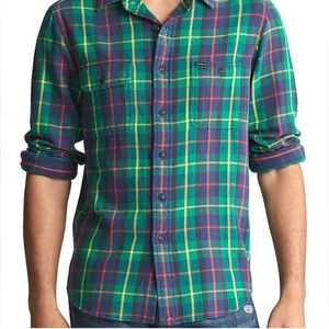 Polo Country Flannel Button Down (Size: XL)
